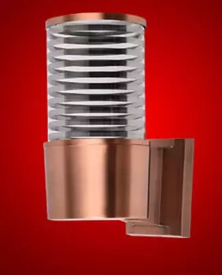 Настенный бра-светильник Dusel Luxury 014 Е27х1 IP54 металл/стекло (Red Bronze) NEW -